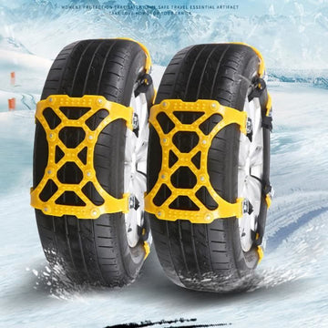 TD® Chaînes de Neige pour Pneus/ Voiture,Camion 2 Pièces/ Hiver Ceinture anti-Dérapantes